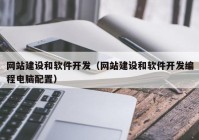 网站建设和软件开发（网站建设和软件开发编程電(diàn)脑配置）